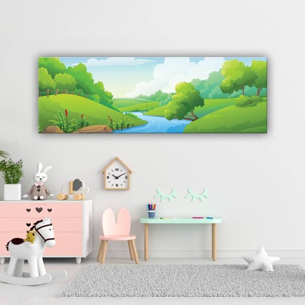 70x40 cm - Mesebeli patak vászonkép