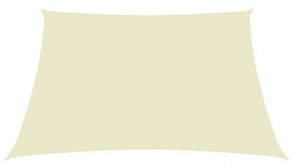 VidaXL Napvitorla - Oxford Szövet - 6x6m, Krémszínű
