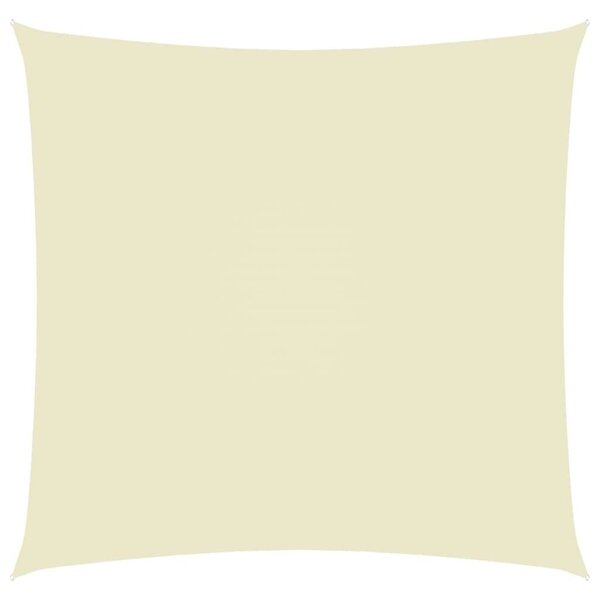 VidaXL Napvitorla - Oxford Szövet - 6x6m, Krémszínű