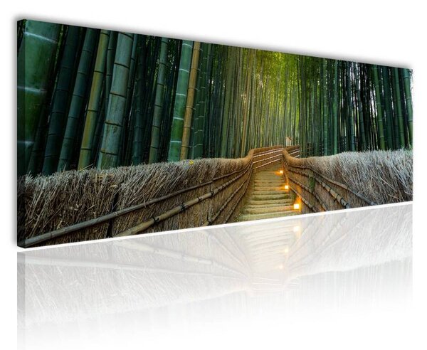70x40 cm - Arashiyama bambusz erdő vászonkép