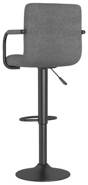VidaXL Bárszék - 2 db - Szövet - Világosszürke