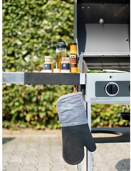 Black Outdoor Kitchen Ima fekete mágnesrúd konyhai eszközökhöz - Wenko
