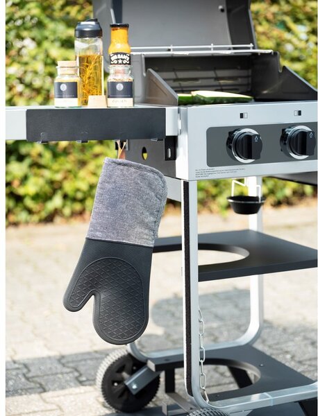 Black Outdoor Kitchen Ima fekete mágnesrúd konyhai eszközökhöz - Wenko