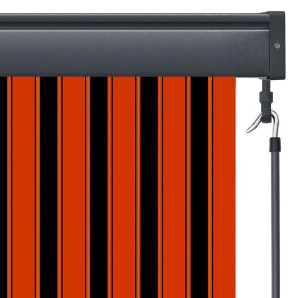 Narancssárga és barna kültéri roló 60 x 250 cm