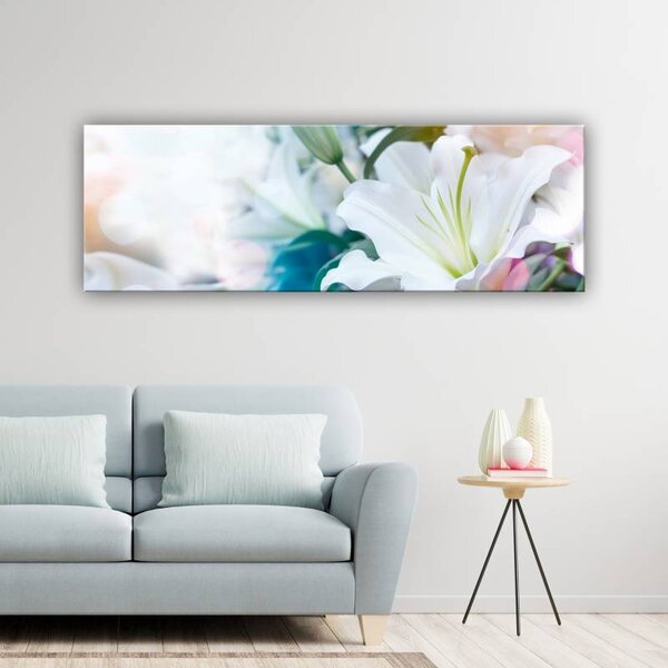 70x40 cm - Csodás liliom csokor vászonkép