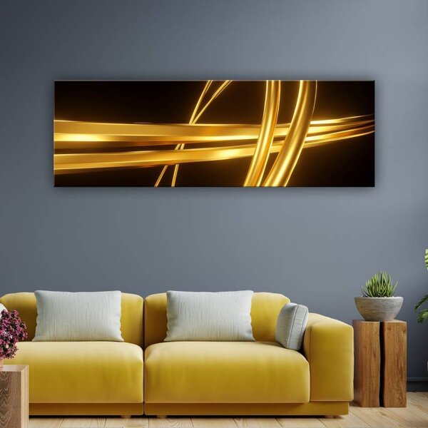 70x40 cm - Arany csomó vászonkép