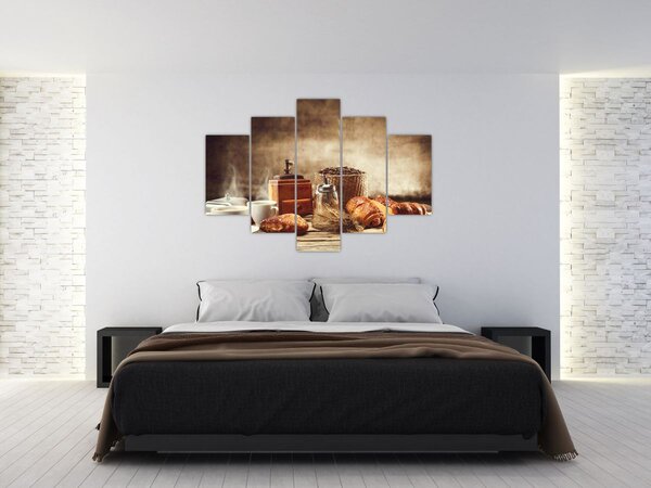 Kép - Kávé és reggeli (150x105 cm)