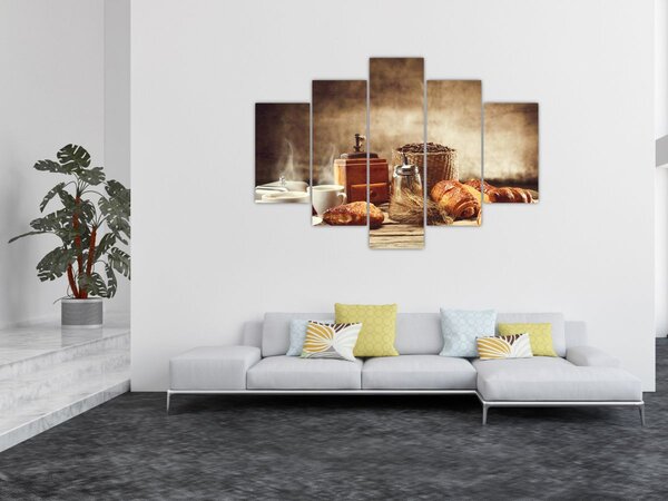 Kép - Kávé és reggeli (150x105 cm)