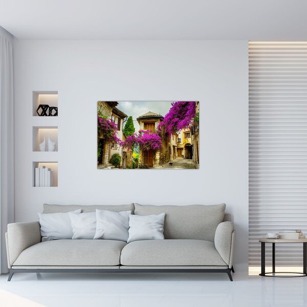 Kép - Mediterrán lusta sikátor (90x60 cm)