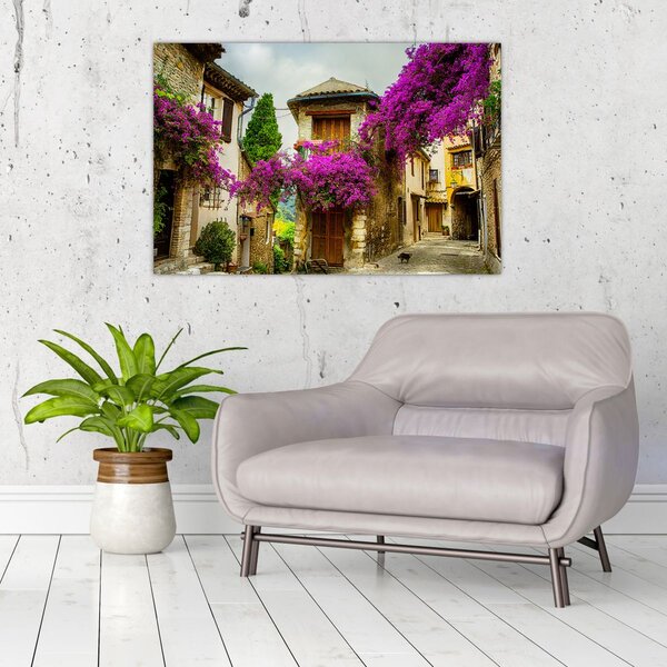 Kép - Mediterrán lusta sikátor (90x60 cm)