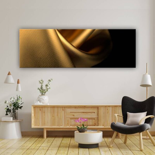 70x40 cm - Arany selyem vászonkép