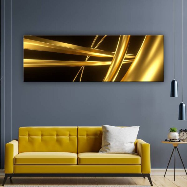 70x40 cm - Aranykarika vászonkép