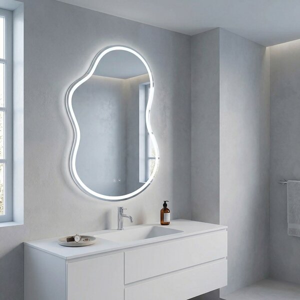 LED Tükör UNO 80x55 cm