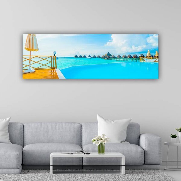 70x40 cm - Relax medence vászonkép