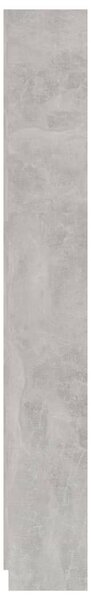 5-szintes betonszürke szerelt fa könyvszekrény 60 x 24 x 175 cm