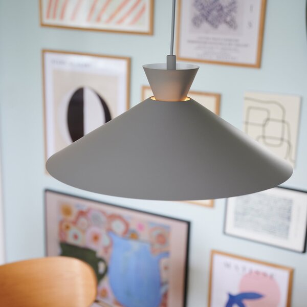 Függőlámpa Nordlux, Dial, dimmable, Szürke, Konyha, Fém, Skandináv