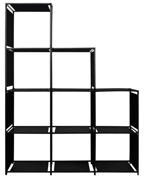 Szövet lépcsős díszpolc 130 x 45 x 170 cm