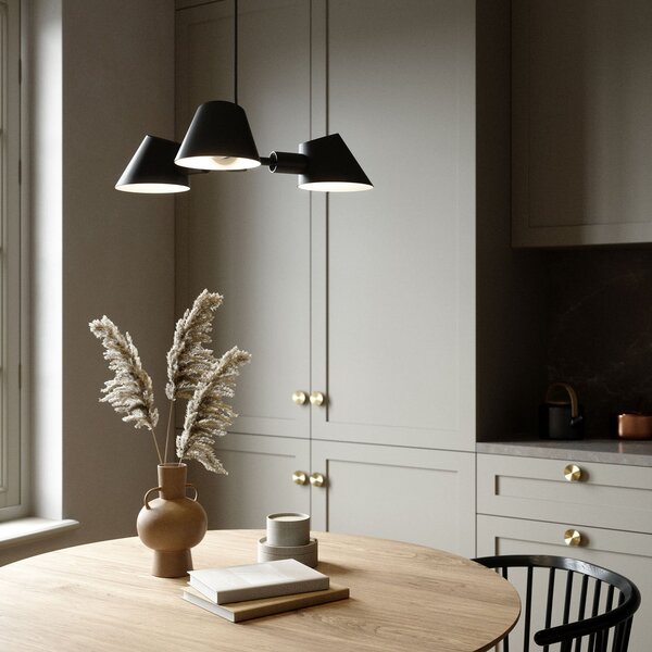 Függőlámpa DFTP by Nordlux, Stay, dimmable, Fekete, Nappali, Fém, Modern