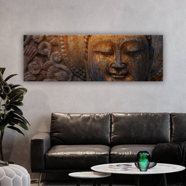 70x40 cm - Buddha a fényben vászonkép