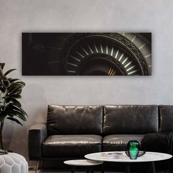 70x40 cm - Spirális építészet vászonkép