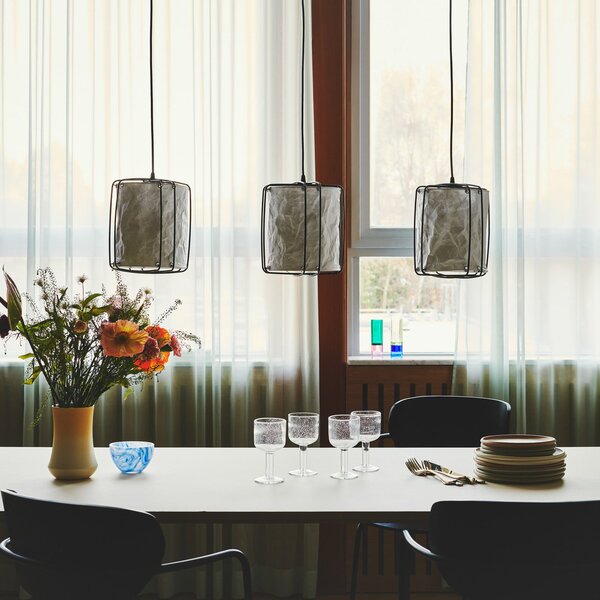 Függőlámpa Nordlux, Cardine, dimmable, Fehér, Nappali, Papír / Karton