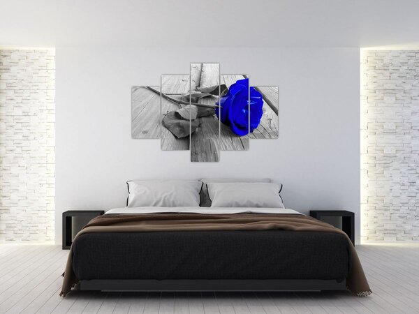 Kép - Kék rózsa (150x105 cm)