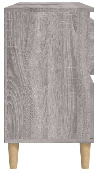 Vidaxl Fürdőszobabútor - Sonoma Szürke - 80x33x60 cm