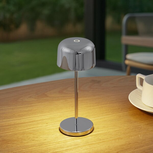 Kültéri Lámpa Lucande, Quill, dimmable, Fémes, Terasz, Alumínium, Modern