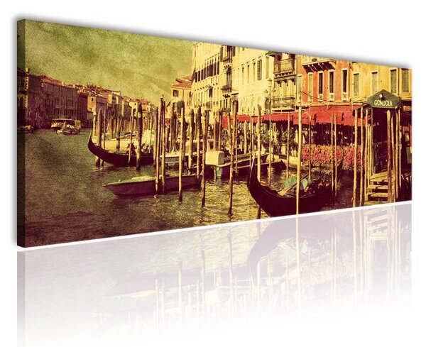70x40 cm - Vintage Venice vászonkép
