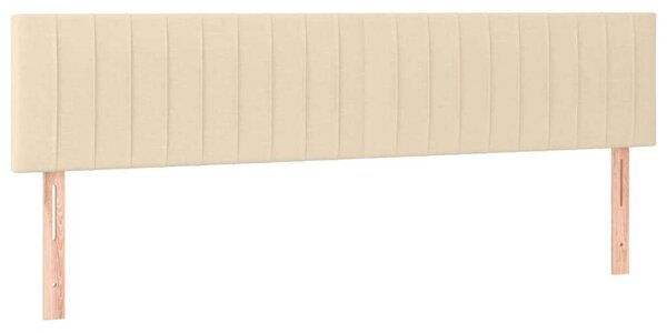 VidaXL Krémszínű Ágy - Rugós Matraccal - 200x200 cm