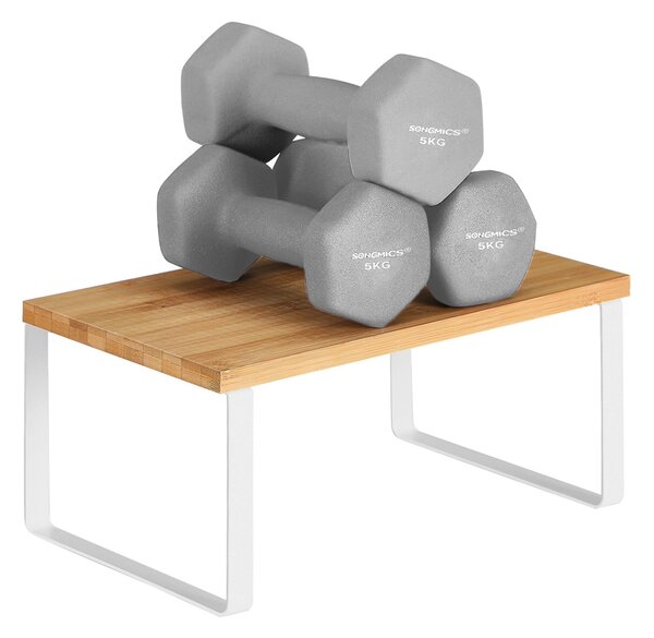 CEZAR bambusz rendszerező szett, 2 db, barna/fehér SongmicsHome