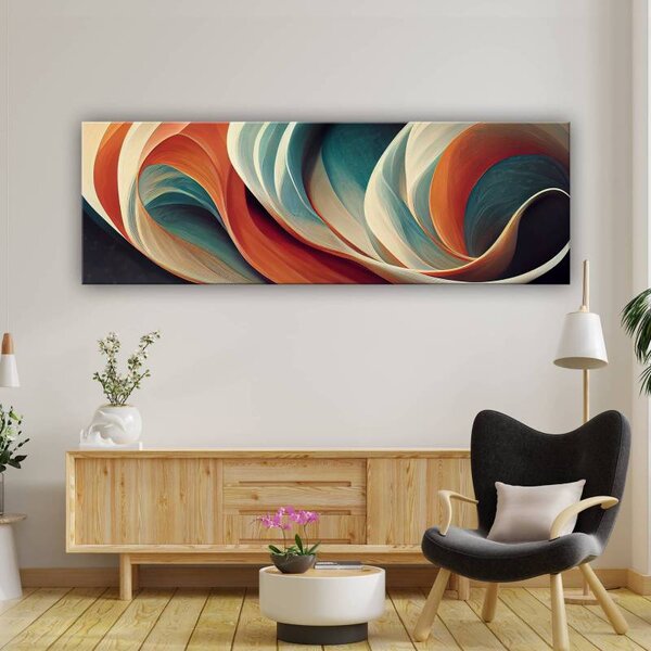 70x40 cm - Kavargó színek II vászonkép