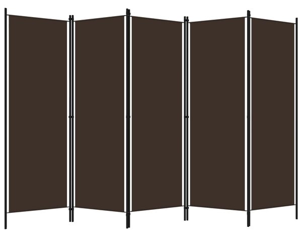 Barna 5 paneles paraván 250 x 180 cm
