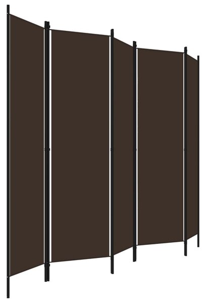 Barna 5 paneles paraván 250 x 180 cm