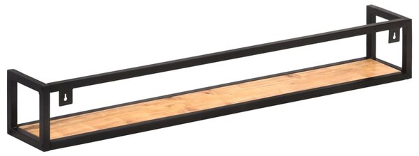 2 db tömör akácfa fali polc 120 cm
