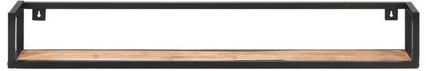 2 db tömör akácfa fali polc 120 cm
