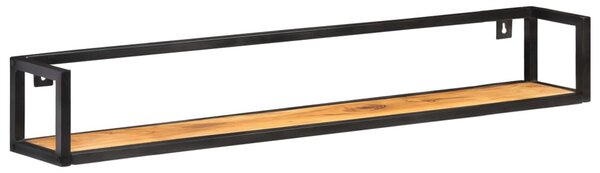 2 db tömör akácfa fali polc 120 cm
