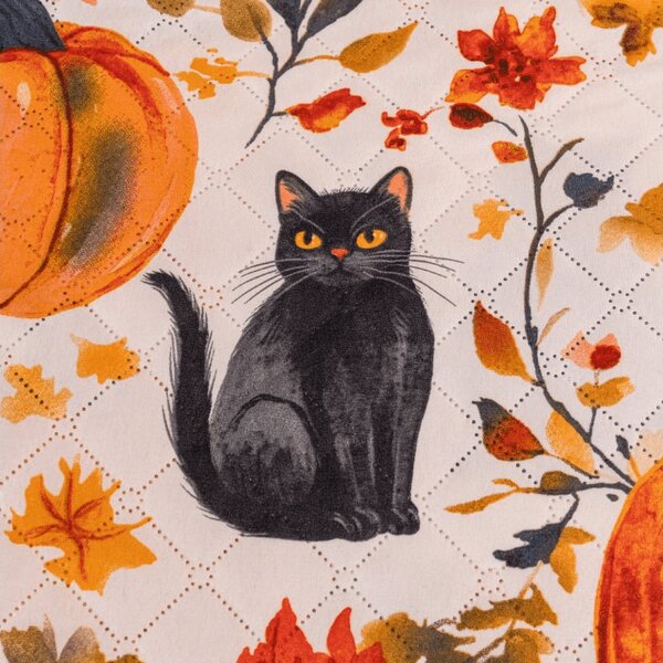 Ágytakaró CATS AND PUMPKINS, színes Méret: 170 x 210 cm