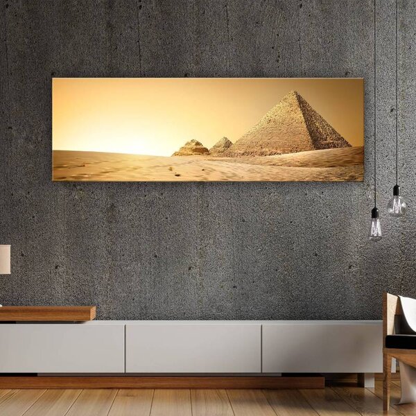 70x40 cm - Egyiptomi piramisok vászonkép