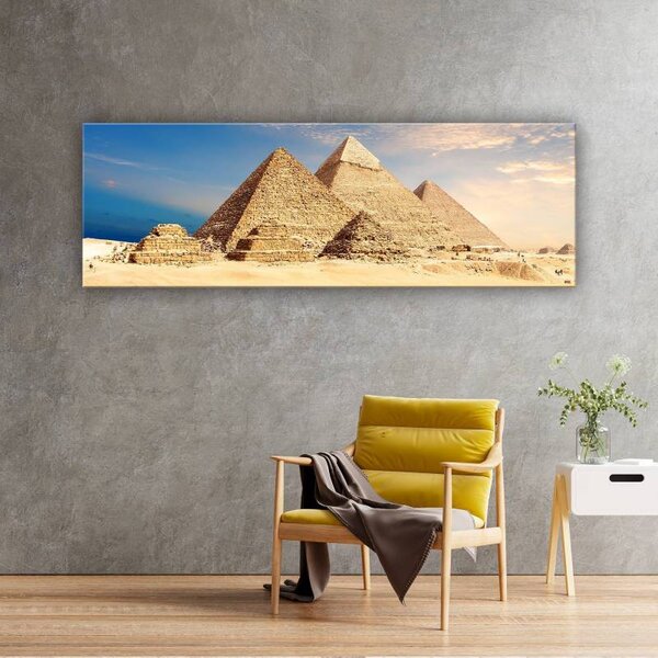 70x40 cm - Piramisok Egyiptomban vászonkép