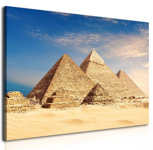 70x40 cm - Piramisok Egyiptomban vászonkép