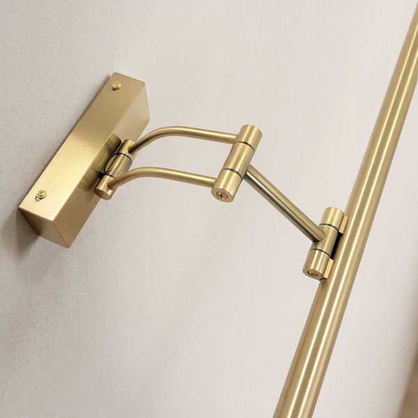 Fürdőszobai fali LED lámpa SWE022-1W 42cm Brush Gold