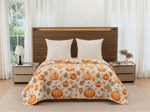 Ágytakaró AUTUMN PUMPKINS színes Méret: 170 x 210 cm