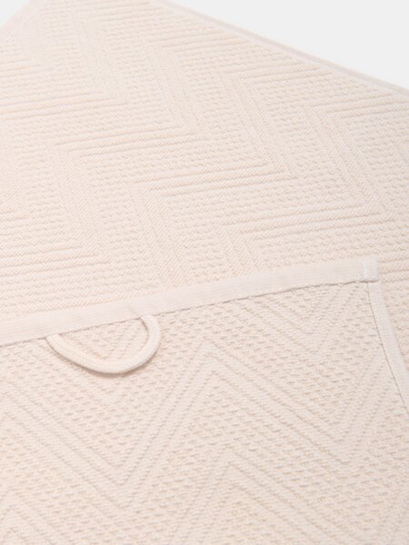Sinsay - Jacquard mintás törölköző készlet 2 pack - búzaszínű