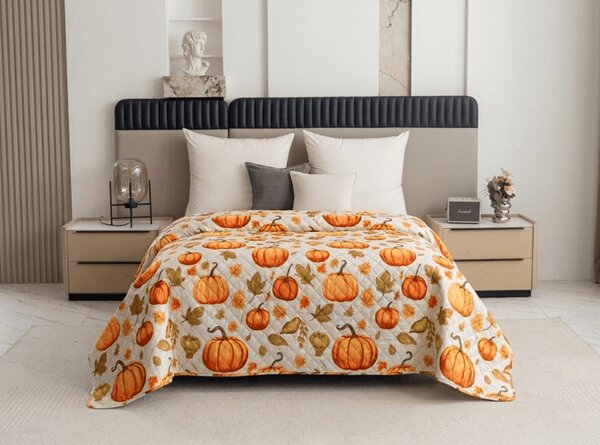 Ágytakaró AUTUMN PUMPKINS színes Méret: 170 x 210 cm