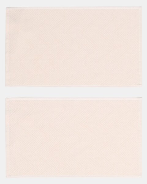 Sinsay - Jacquard mintás törölköző készlet 2 pack - búzaszínű