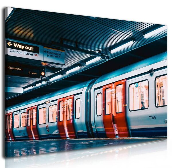 70x40 cm - Metró vászonkép