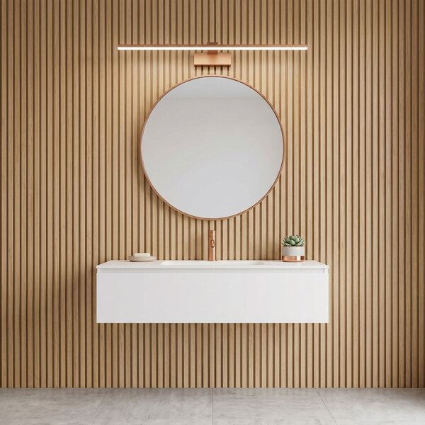 Fürdőszobai fali LED lámpa SWE015-1W 73cm BRUSH COPPER