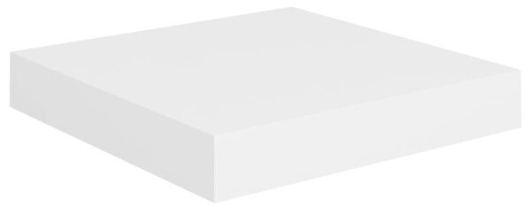 Fehér MDF lebegő fali polc 23 x 23,5 x 3,8 cm