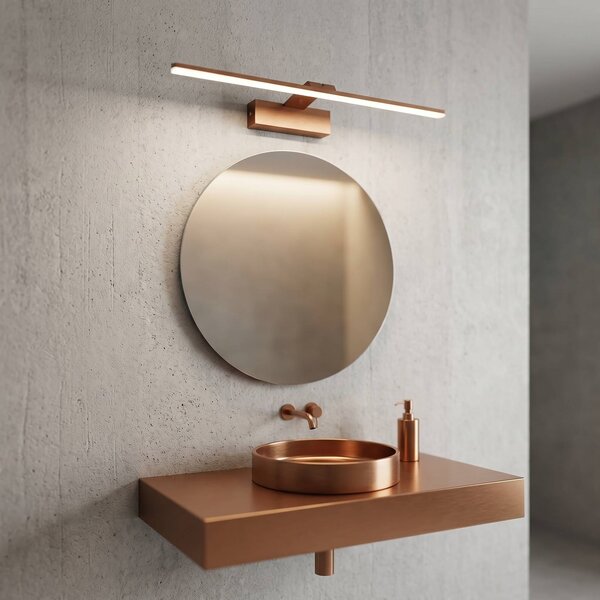 Fürdőszobai fali LED lámpa SWE014-1W 58cm BRUSH COPPER